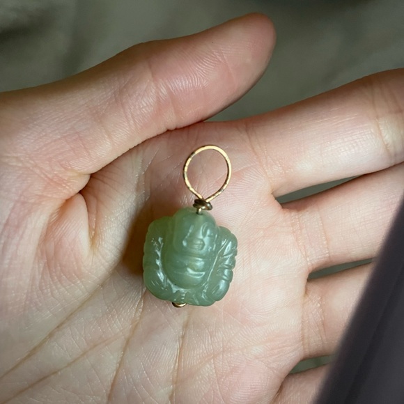 Jewelry - Green Jade Buddha Pendant Charm
